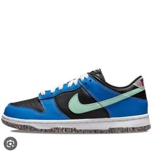 Nike black mint foam dunk low